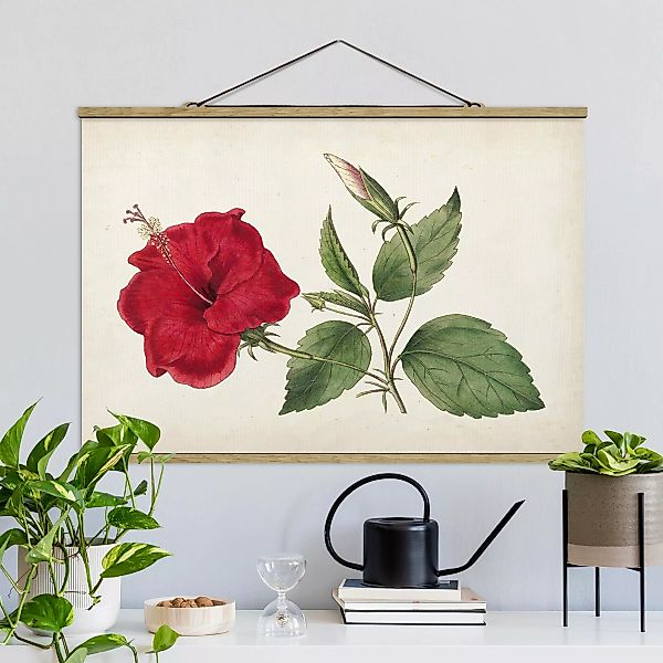 Stoffbild Blumen mit Posterleisten - Querformat Gartenschönheit III günstig online kaufen