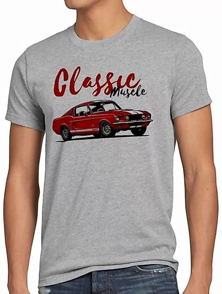 style3 Print-Shirt Herren T-Shirt Classic Muscle Car eleanor mustang usa v8 günstig online kaufen