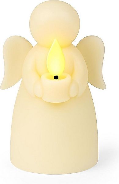 mucHome LED-Kerze LED Kerze Echtwachs flackerndem Licht Timer Engel oder Ta günstig online kaufen