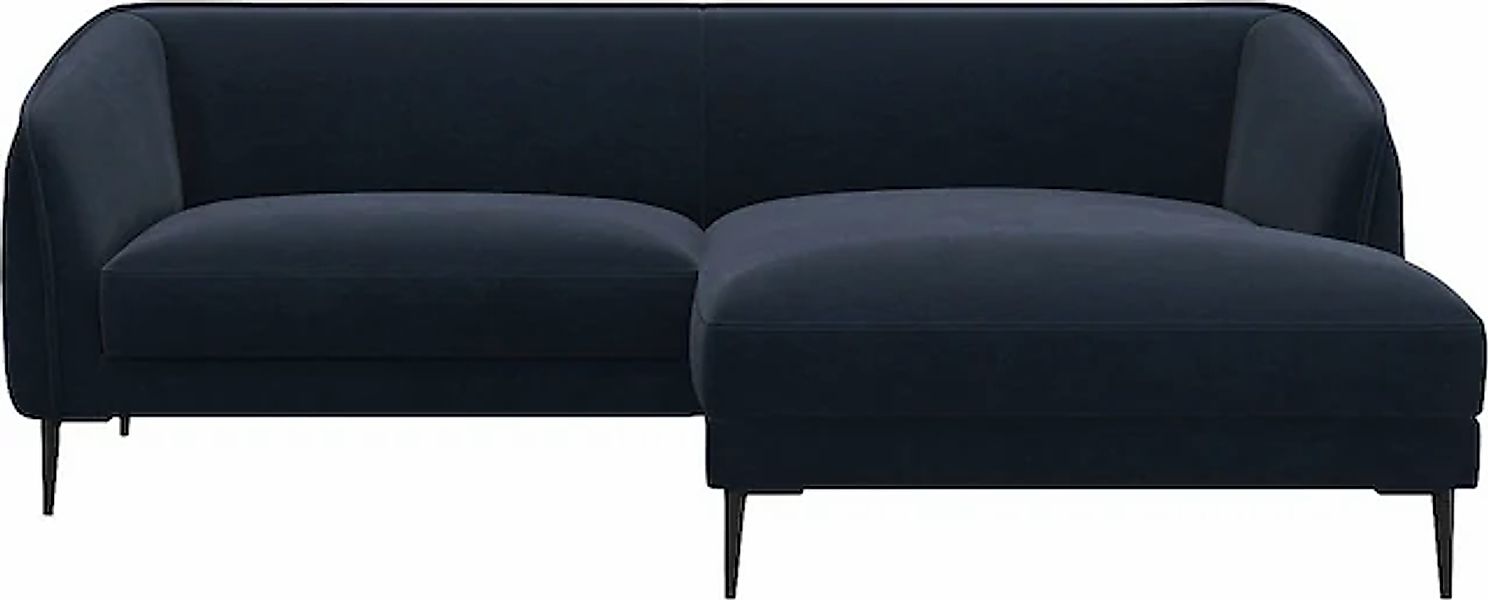 FLEXLUX Ecksofa »Belle Designsofa, bequem durch Kaltschaum im Sitz«, Skandi günstig online kaufen