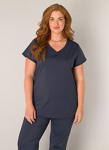 Base Level Curvy V-Shirt Lilly mit günstig online kaufen
