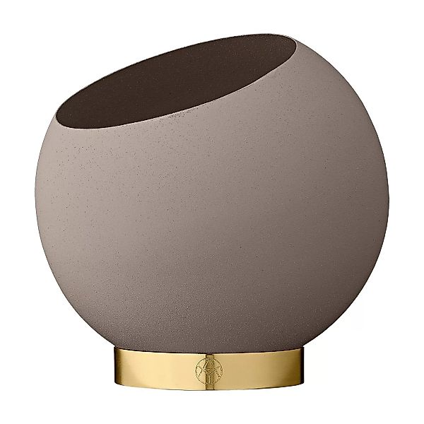 AYTM - Globe Blumentopf Ø 37cm - taupe/H 32,3cm x Ø 37cm/für Innen- und Auß günstig online kaufen