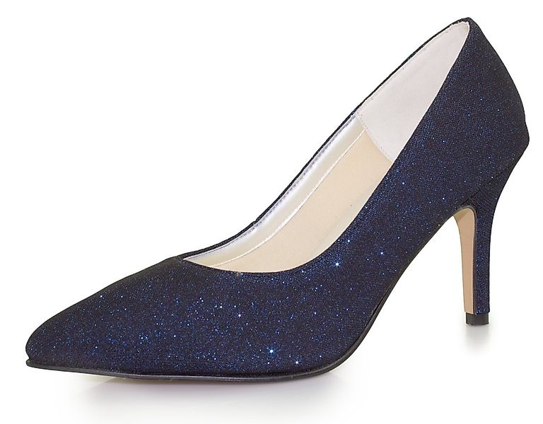 White Lady 938 magic-blue Softglitter Pumps günstig online kaufen