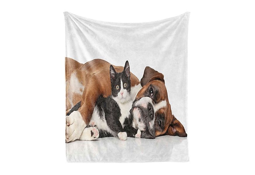 Wohndecke Gemütlicher Plüsch für den Innen- und Außenbereich, Abakuhaus, Lu günstig online kaufen