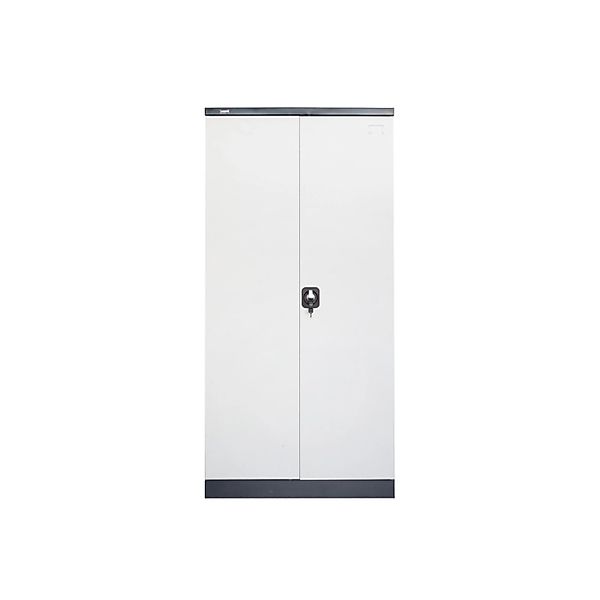 Jet-Line Stahlschrank Moskau in Anthrazit-Weiß 90 x 40 x 185 cm mit Abschli günstig online kaufen