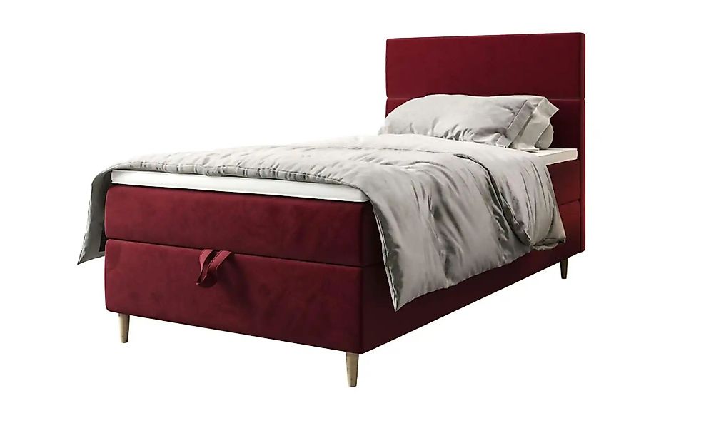 Boxbett mit Stauraum Flo Plus ¦ rot ¦ Maße (cm): B: 90 H: 114 Betten > Komf günstig online kaufen
