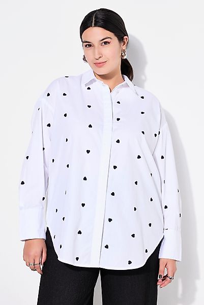 Studio Untold Hemdbluse Hemdbluse oversized Heart-Stick günstig online kaufen