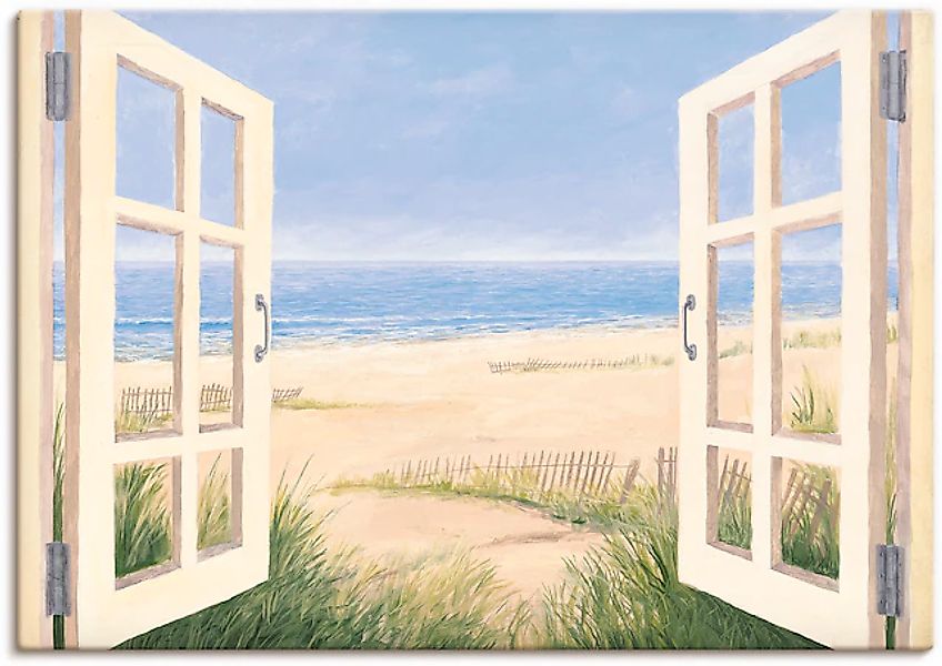 Artland Wandbild »Fensterblick Frühlingsmorgen«, Fensterblick, (1 St.), als günstig online kaufen