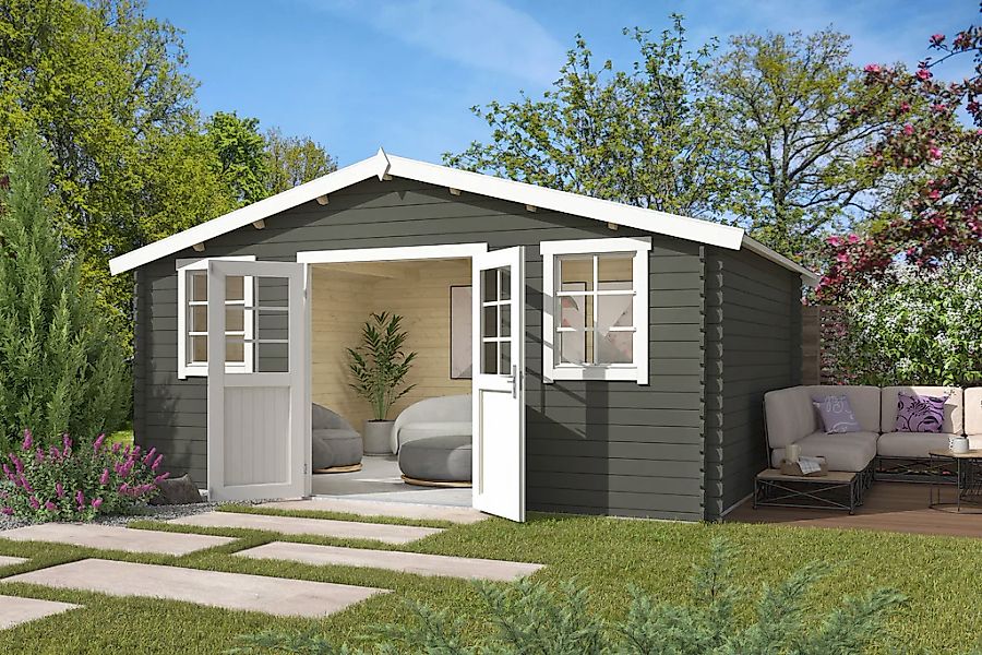 Nordic Holz Gartenhaus "Udo 300", mit breitem Einstieg und 2 Einzelfenster günstig online kaufen