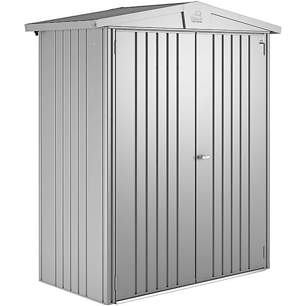 Biohort Metall-Gerätehaus Europa Silber-Metallic 1,3 m² günstig online kaufen