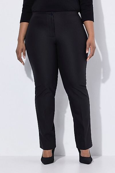 Ulla Popken Funktionshose Hose Rose gerades Bein Komfortbund Stretch günstig online kaufen