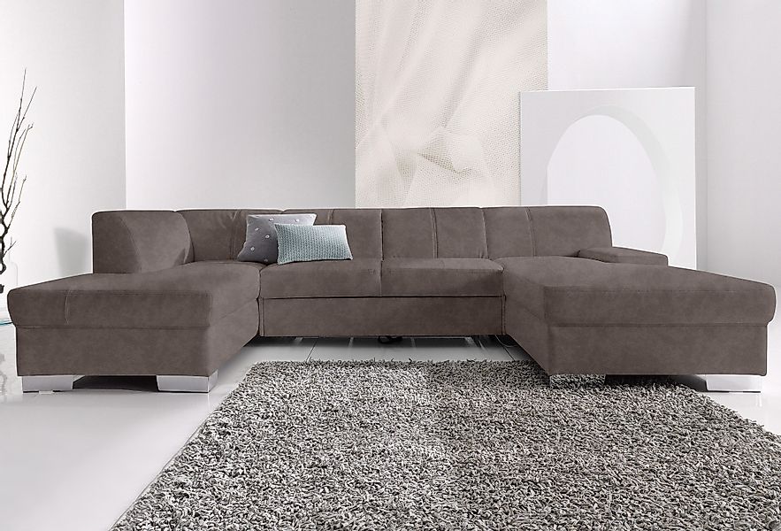 DOMO collection Wohnlandschaft "Star, zeitlose Formensprache, elegante Opti günstig online kaufen