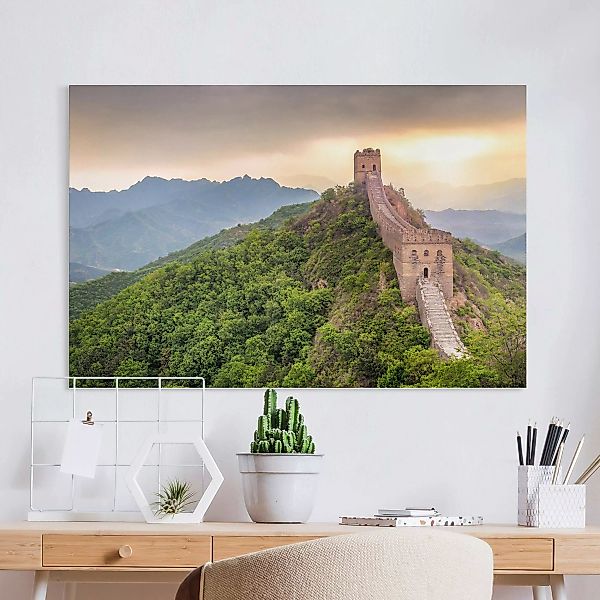 Leinwandbild Die unendliche Mauer von China günstig online kaufen