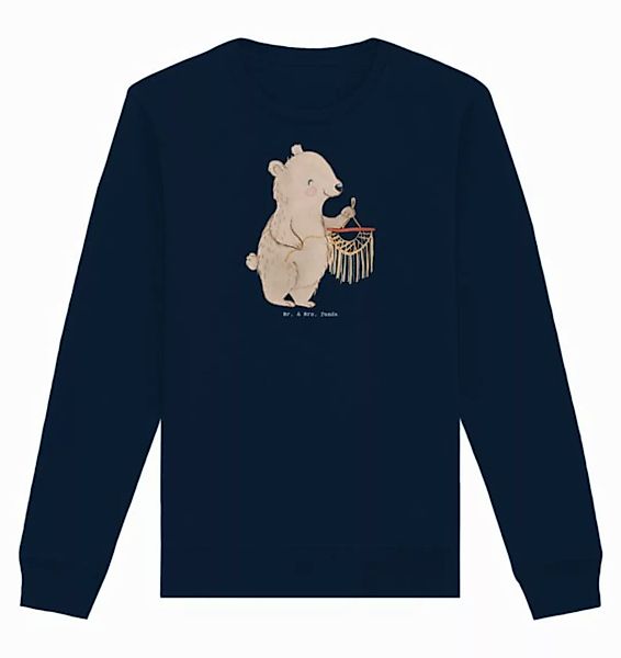 Mr. & Mrs. Panda Longpullover Größe L Bär Makramee - French Navy - Geschenk günstig online kaufen