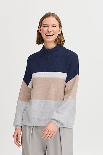 b.young Rollkragenpullover BYOMEA STRIPED JUMPER 2 - gestreifter Strickpull günstig online kaufen