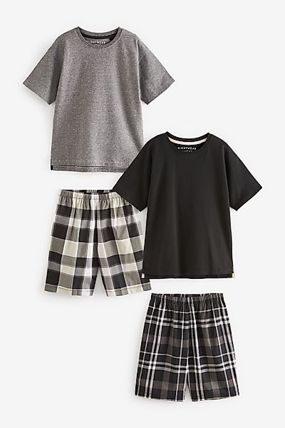 Next Pyjama Karierte Pyjamas, 2er Pack günstig online kaufen