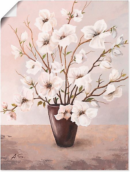 Artland Wandbild "Magnolien" Blumen 1 Stk. tlg. als Leinwandbild, Poster in günstig online kaufen