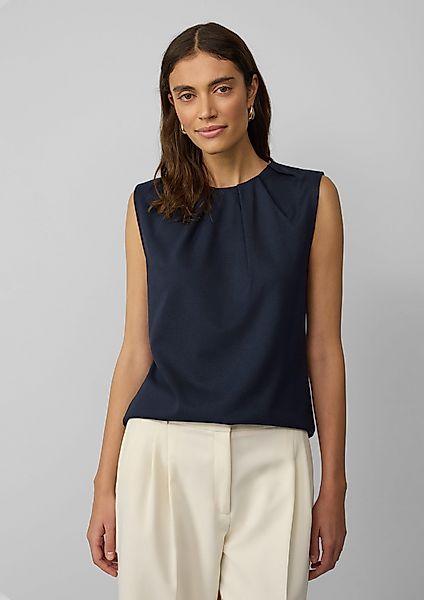 s.Oliver BLACK LABEL Shirttop Viskosemix-Top mit günstig online kaufen