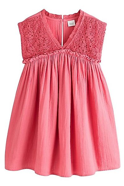 Next Sommerkleid Kleid mit Häkelbesatz (1-tlg) günstig online kaufen
