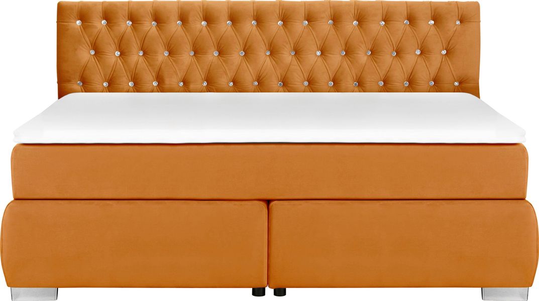 Leonique Boxspringbett Rumba, Taschenfederkern-Matratze in Härtegrad günstig online kaufen