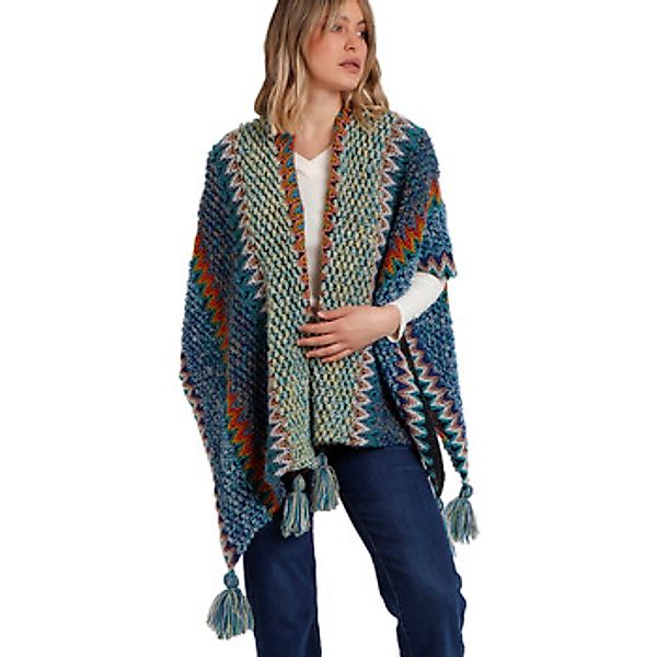 Admas  Blazer Offener Poncho Azteca günstig online kaufen