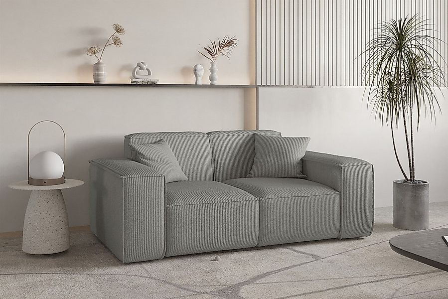 Fun Möbel 2-Sitzer Sofa Designersofa CELES PREMIUM in Stoff Scala, Auch als günstig online kaufen