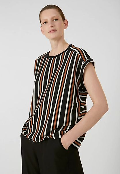 Marthaa Multistripe - Damen T-shirt Aus Tencel Lyocell Mix günstig online kaufen