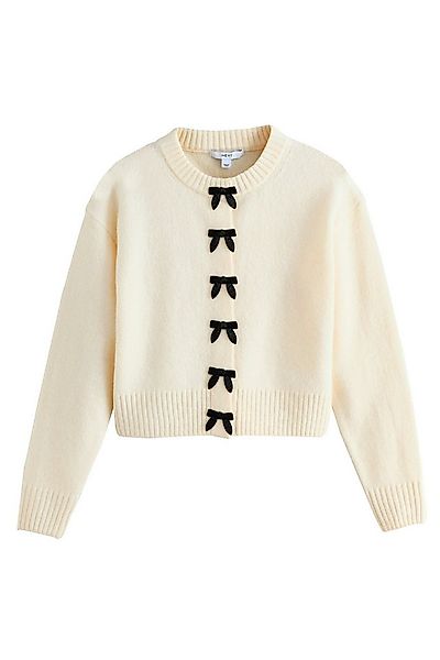 Next Strickjacke Strickjacke mit Rundhalsausschnitt (1-tlg) günstig online kaufen