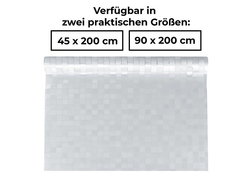 shelfmade Fensterfolie Fensterfolie Sichtschutzfolie Folie große Quadrate, günstig online kaufen