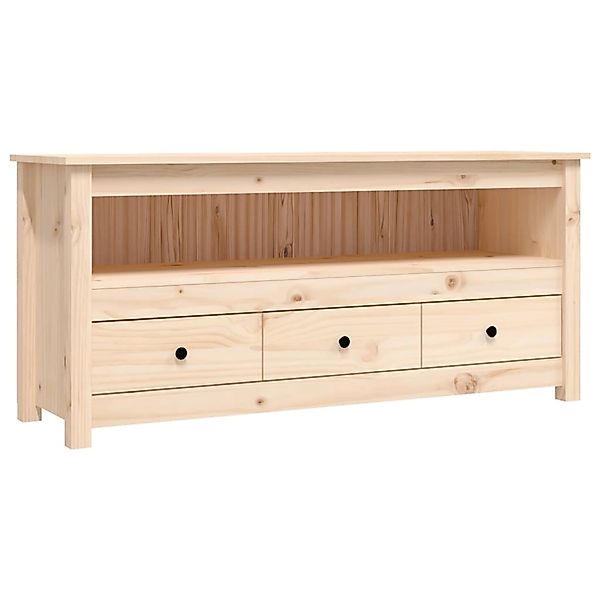 vidaXL TV-Schrank TV-Schrank 114x35x52 cm Massivholz günstig online kaufen