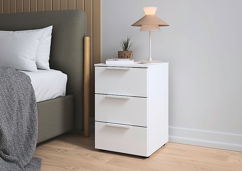 LeGer Home by Lena Gercke Nachtkommode »Serina«, mit 3 Schubkästen sowie ho günstig online kaufen