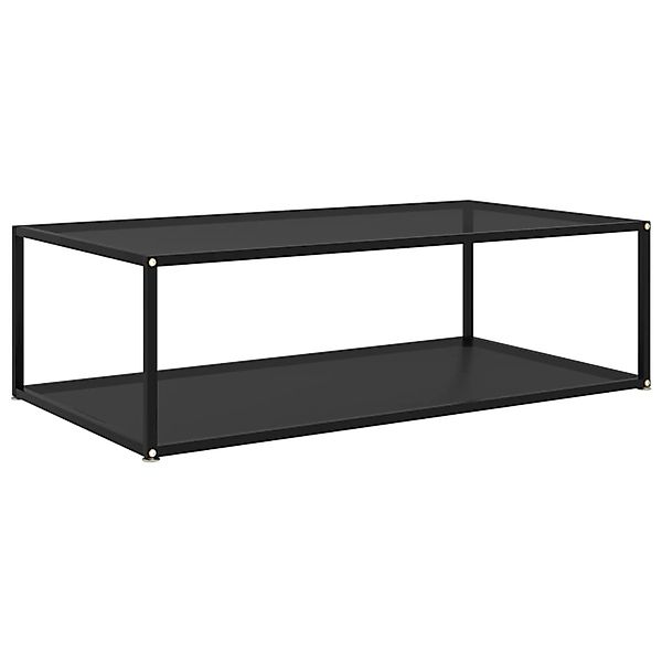 vidaXL Couchtisch Schwarz 120x60x35 cm Hartglas 322903 günstig online kaufen