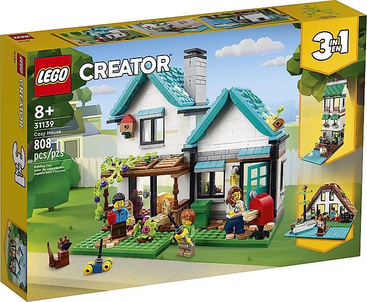 LEGO® LEGO® Creator 31139 Gemütliches Haus Konstruktionsspielsteine, (808 S günstig online kaufen