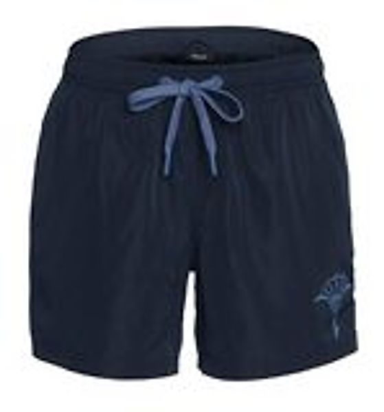 JOOP! Badeshorts Solid Cornflower-Logo, kurze Seitenschlitze günstig online kaufen