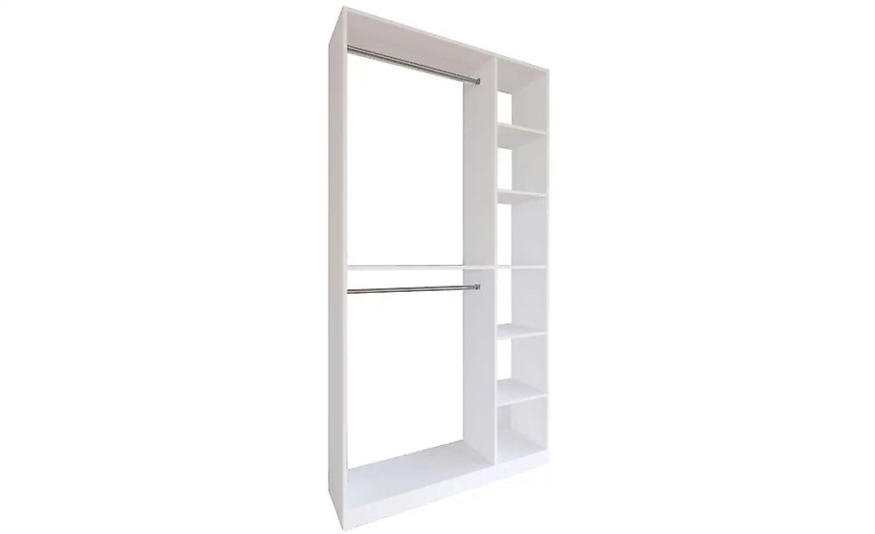 Kompaktgarderobe  Palosa ¦ weiß ¦ Maße (cm): B: 110 H: 211 T: 35.0 Garderob günstig online kaufen
