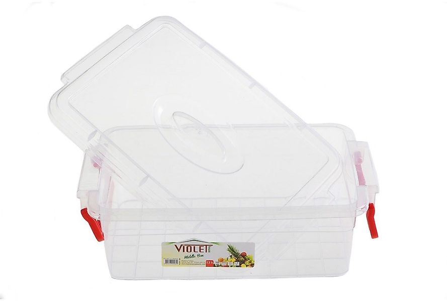 Dekonaz Aufbewahrungsbox Kunststoff-Aufbewahrungsbox 2,0 Liter (1 günstig online kaufen