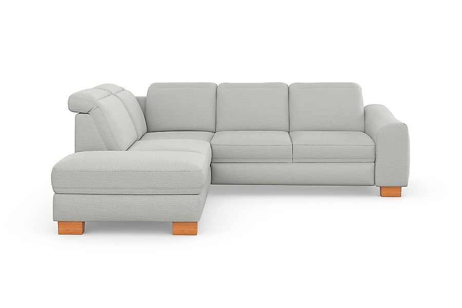 sit&more Ecksofa »Dundee L-Form«, mit Federkern und Massivholzfüßen, wahlwe günstig online kaufen