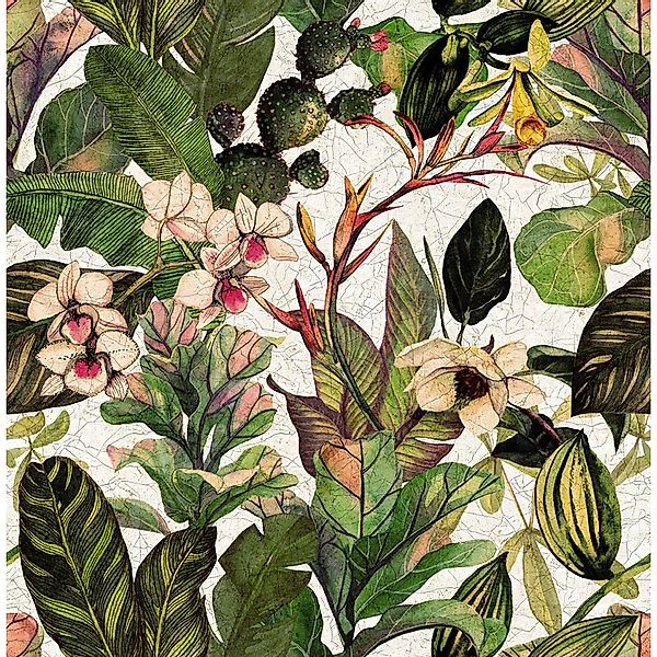 Marburg Fototapete Smart Art Gallery Floral Modern 2,7 m x 2,65 m Grün FSC® günstig online kaufen