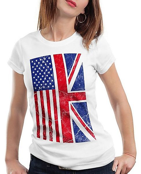 style3 T-Shirt USA Amerika Union Jack Flagge Flag Stars Stripes brexit Engl günstig online kaufen