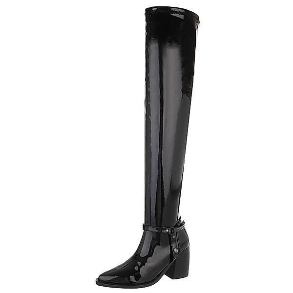 Ital-Design Damen Party & Clubwear Overkneestiefel günstig online kaufen