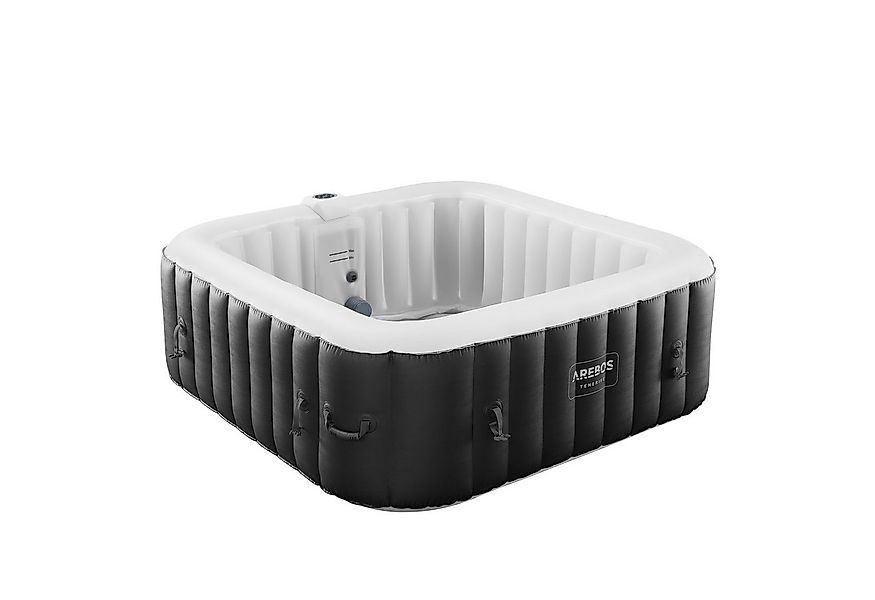 Arebos Whirlpool automatisch aufblasbar, In- & Outdoor, 6 Personen, 185x185 günstig online kaufen