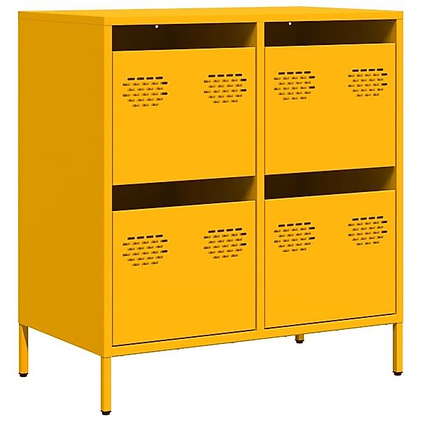 vidaXL Sideboard Sideboard Senfgelb 68x39x73,5 cm günstig online kaufen