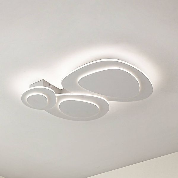 Lindby LED-Deckenleuchte Delar, 60 x 60 cm, CCT, dimmbar günstig online kaufen