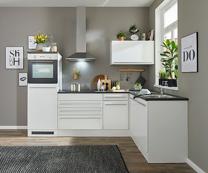 BASIC by Balculina Winkelküche "Jazz" Stellbreite 260x175 cm, wahlweise mit günstig online kaufen