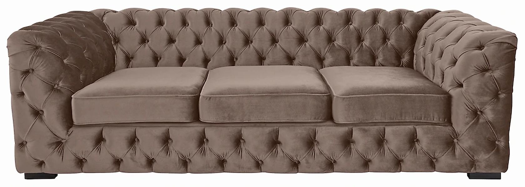 Home affaire Chesterfield-Sofa "Kalina", klassische Chesterfield-Knopfheftu günstig online kaufen