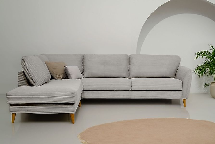 Home affaire Ecksofa »MARSEILLE 278/202 cm, L-Form, Ottom. rechts/links, ve günstig online kaufen