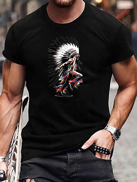 RMK T-Shirt Herren Print Shirt Rundhals günstig online kaufen