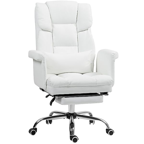 HOMCOM Schreibtischstuhl Ergonomisch Bürostuhl mit Liegefunktion, günstig online kaufen