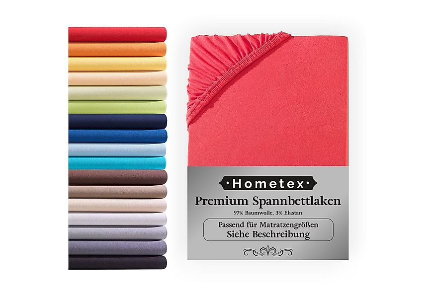 Hometex Premium Textiles Spannbettlaken Premium Boxspringbett Spannbetttuch günstig online kaufen