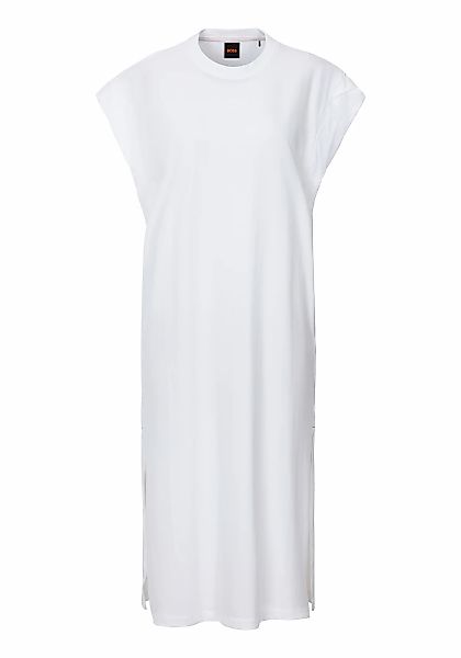 BOSS ORANGE Jerseykleid "Edress Premium Damenmode", mit Schlitzen, Logoschr günstig online kaufen